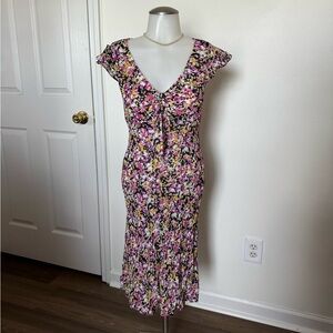 Y2k georgiou maxi dress floral small